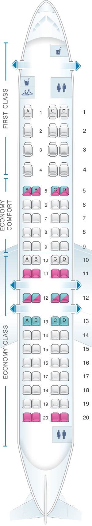 Seat Map Bombardier CRJ 900 | American airlines, Map, Best airplane