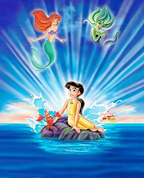 Ariel Melody Sebastian & Morgana | Little mermaid 2, The little mermaid ...