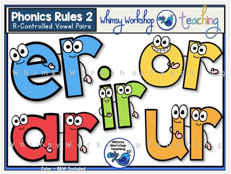 Phonics Rules 2 R Controlled - Whimsy Workshop Teaching