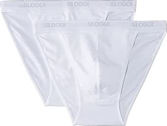 SLOGGI for Men Men Basic Tanga Brief Without Fly Men's Briefs White 30 Inches: Amazon.ca ...