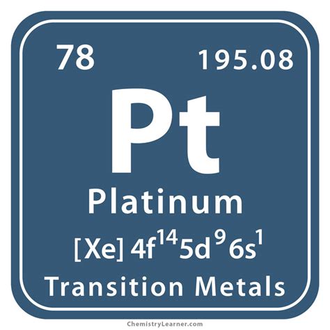 Platinum Facts, Symbol, Discovery, Properties, Uses