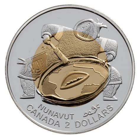 1999 Canadian $2 Nunavut Commemorative Proof Gold Coin