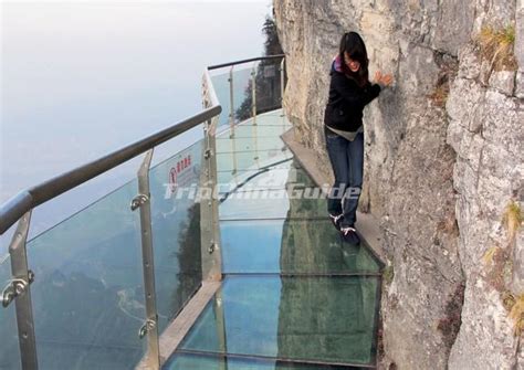 Tianmen Mountain Glass Skywalk - Zhangjiajie Tianmen Mountain National Forest Park Pictures