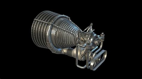 ArtStation - Rocket Engine F1 Rocketdyne | Resources