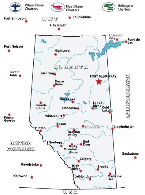 Charter Flights To Fort McMurray Alberta Charter Flight Network