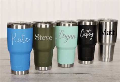 Laser Engraved Yeti Custom Yeti Rambler Yeti 30 oz Tumbler