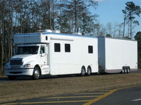 luxury car hauler with living quarters - lesley-sansotta