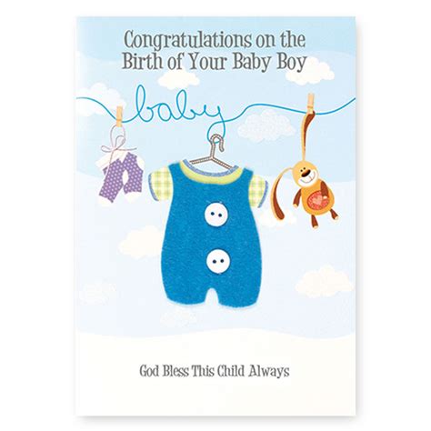 Card - Baby Congratulations - 3D - Saint Anthony Stores - Communion & Confirmation Gifts