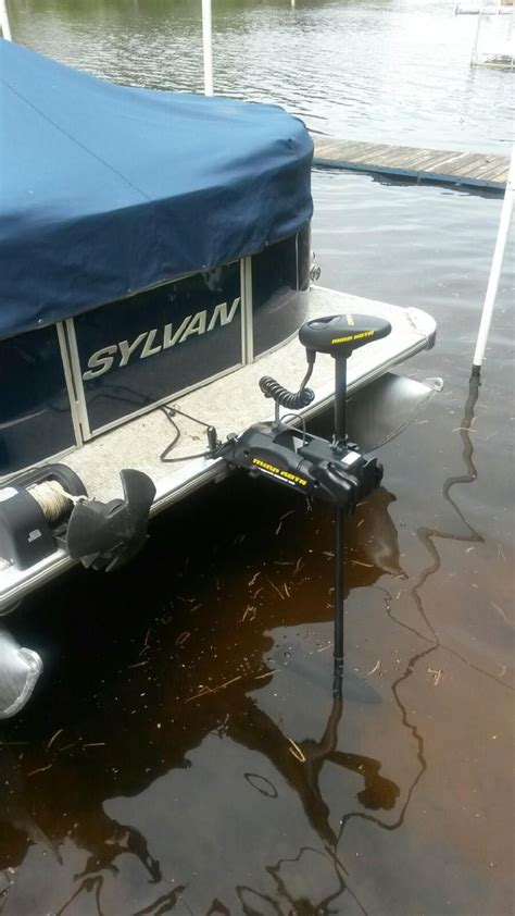 NEW electric bow mount trolling motor mounting system | Pontoon trolling motor, Pontoon boat ...