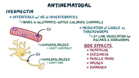 Anthelmintic medications - Osmosis