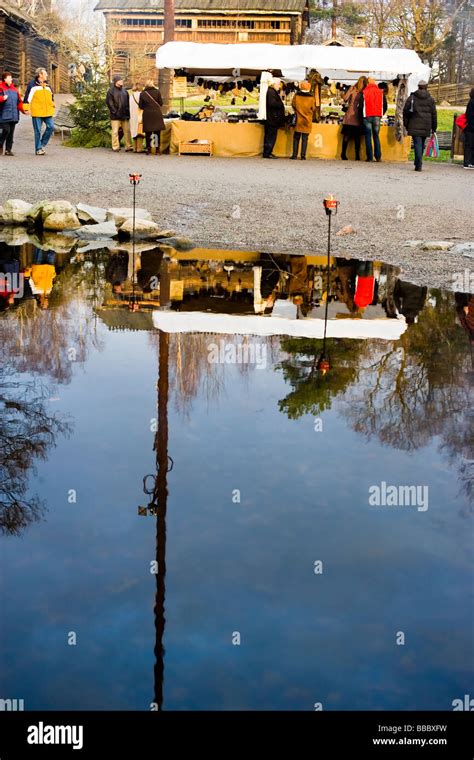 Stockholm christmas market skansen hi-res stock photography and images - Alamy