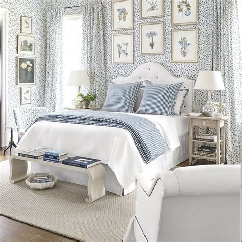 Cool blue and white bedroom design ideas 05 | White bedroom design ...