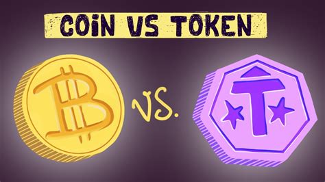 Crypto Coin vs Token (Differences + Examples) - YouTube