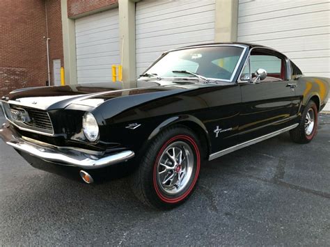 1966 Ford Mustang Fastback Factory Raven Black excellent condition - Classic Ford Mustang 1966 ...