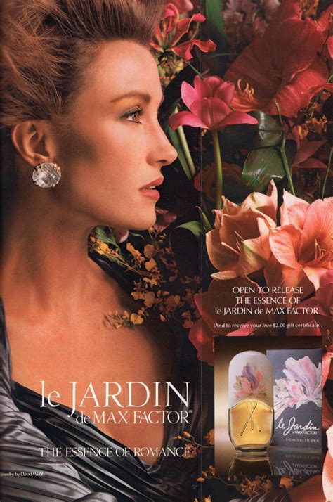 Vintage 1989 Max Factor Le Jardin perfume ad | Parfüm, Kosmetik, Duft