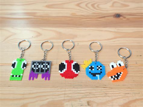 Rainbow Friends Roblox Keychains Perler Bead Art - Etsy UK