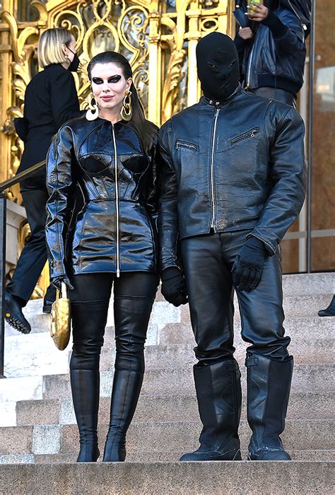 Kanye West & Julia Fox Hold Hands As They Twin In Black Leather Outfits In Paris - Hot Lifestyle ...