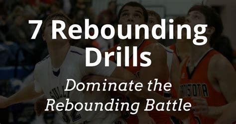 7 Rebounding Drills for Basketball (Dominate the Rebounding Battle)