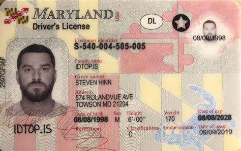 Pennsylvania drivers license blank fake id template - pericon