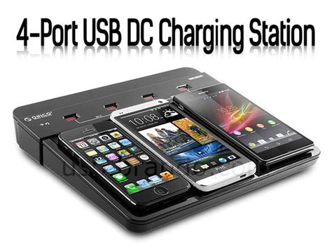 The 4-Port USB Charging Station | Gadgetsin