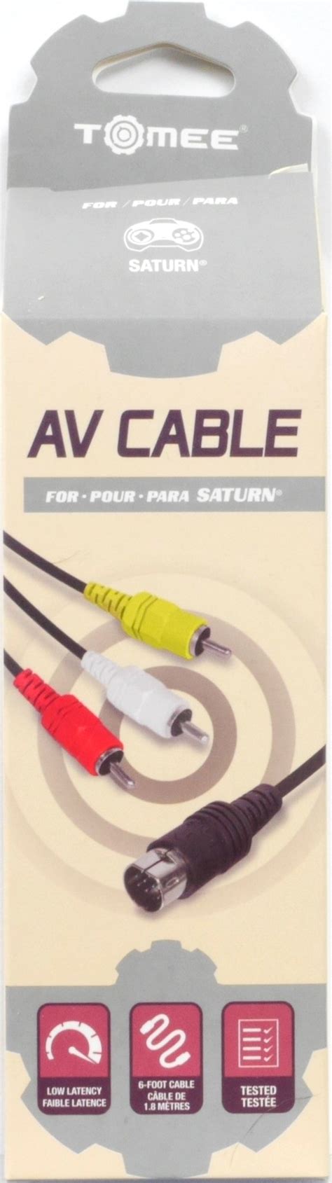 Tomee AV-Cable for Sega Saturn | Retro Console Games | Retrogame Tycoon