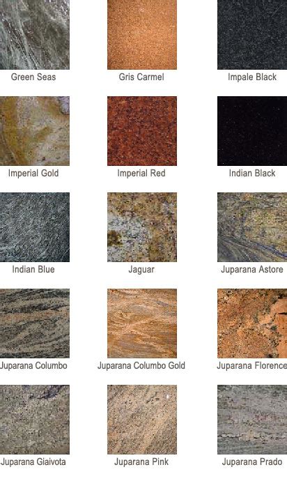 Granite Countertop Colors - Phoenix AZ Granite Countertops