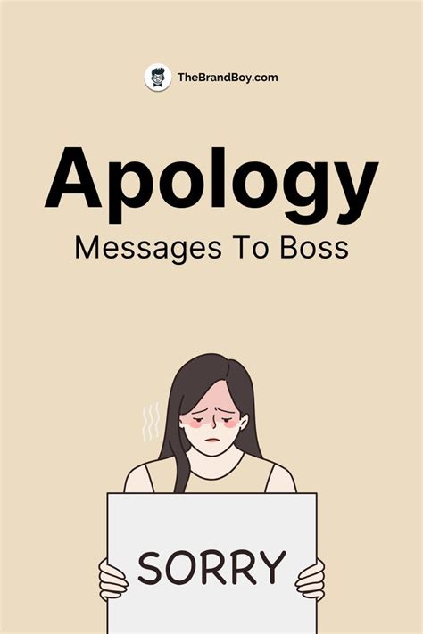 450+ Apology Messages To Boss Sent Through the Office! (Images) | Message for boss, Sorry text ...