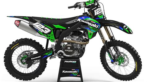 Custom dirt bike Graphics kit KAWASAKI MOTOCROSS JGR CA37B | custom-graphics-mx