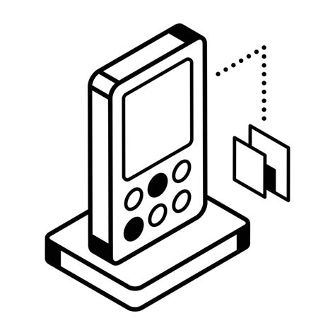 An icon of cordless phone line design 9754721 Vector Art at Vecteezy