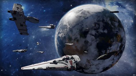 New Republic Fleet Staging by dolynick on DeviantArt