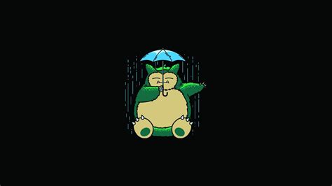 🥇 Minimalistic geek nerd snorlax solid simplistic simple wallpaper ...