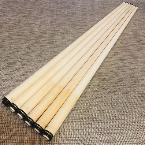 High Quality Canadian Maple Wood Laminated 10pcs / 12pcs Tech Shaft For Carom Cue Billiard Pool ...