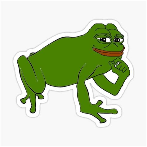 "Pepe the Frog" Sticker for Sale by SteelMemes | Redbubble