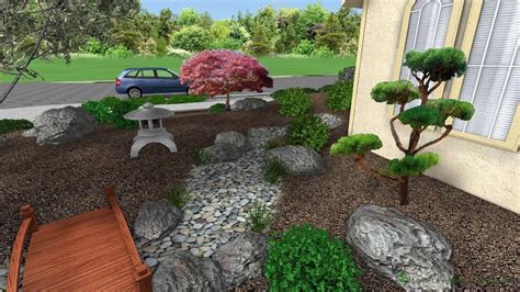 Japanese Garden Design - Salinas, CA - Front Entrance Area - Gardening ...