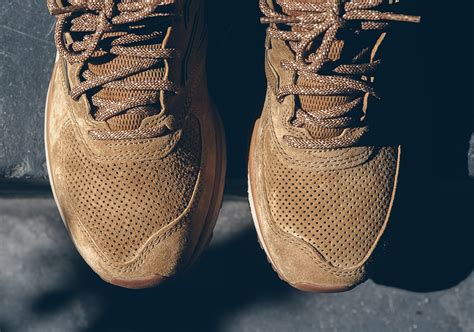 New Balance 574 Sport Suede Wheat Olive SneakerNews.com