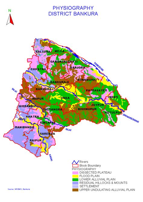 Maps of Bankura District West Bengal