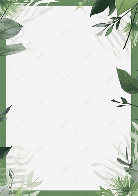 Green White Aesthetic Page Border Background Wallpaper Image For Free ...