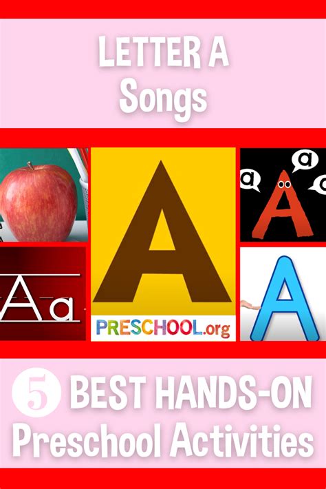 The 5 Best SONGS for Letter A Preschool Theme - Preschool.org