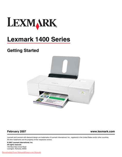 Lexmark Z1420 Printers User Guide Manual Pdf | Manualzz