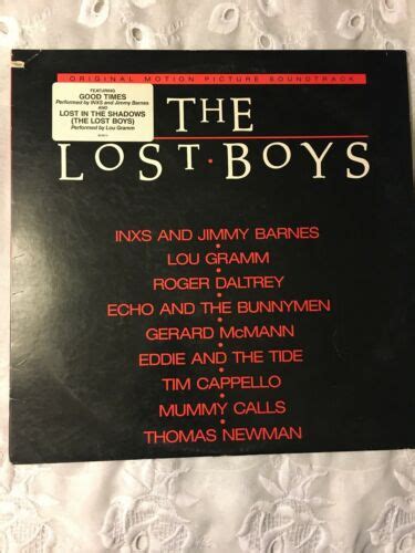 popsike.com - Lost Boys Movie Soundtrack LP Vinyl INXS Roger Daltrey Lou Gramm Echo Bunnymen ...