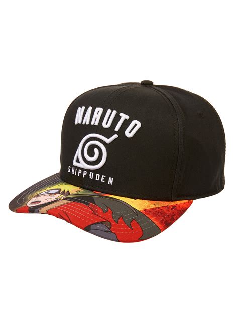 Naruto - Men's Naruto Cotton Twill Cap with Bill Sublimated Art - Walmart.com - Walmart.com