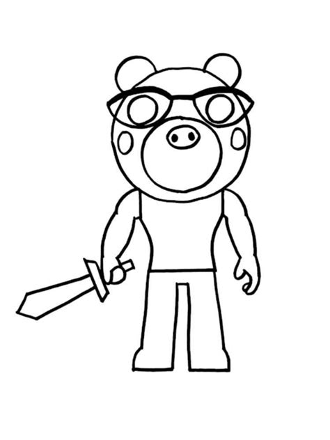 Dibujos De Piggy Roblox Para Colorear Easy Drawings Dibujos Faciles ...