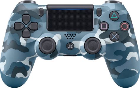 Questions and Answers: DualShock 4 Wireless Controller for Sony PlayStation 4 Blue Camouflage ...