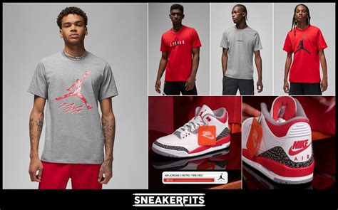 How to Style the Air Jordan 3 Fire Red With Matching Outfits