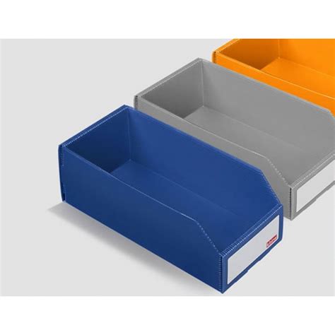 Plastic Storage Bins in Four Colours from our Small Parts Bins range.