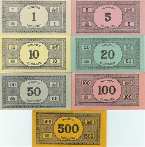 Printable Monopoly Money 10000