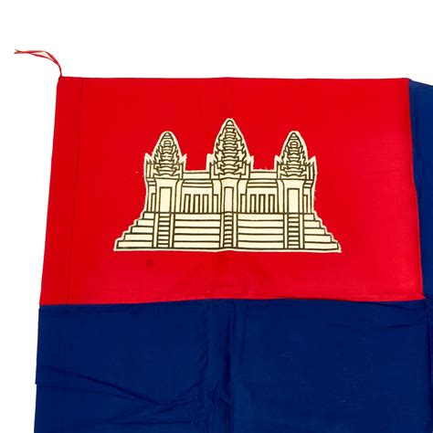 Original Cambodia Vietnam War Flag of the Khmer Republic (1970 - 1975 ...