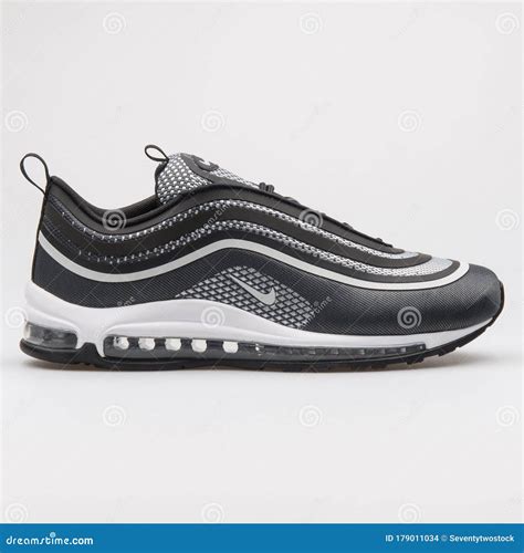 Nike Air Max 97 Ultra 17 Black and Silver Sneaker Editorial Stock Image ...