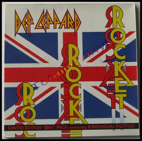 Totally Vinyl Records || Def Leppard - Rocket / Release me 7 inch Inserts Special Cover