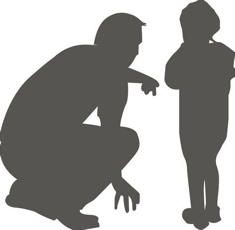 Clipart - Man and Child